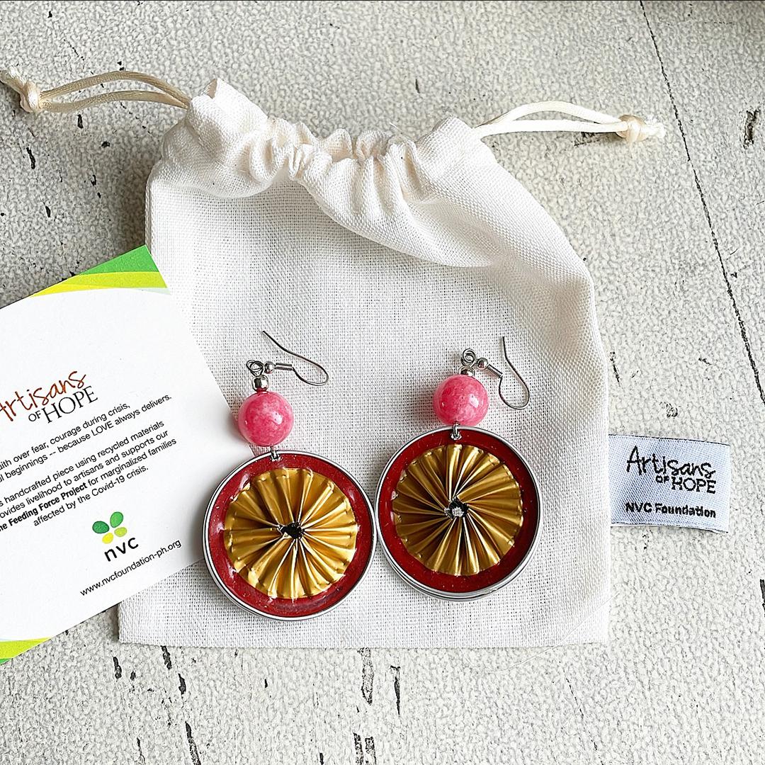 Upcycled Earrings – 66B
