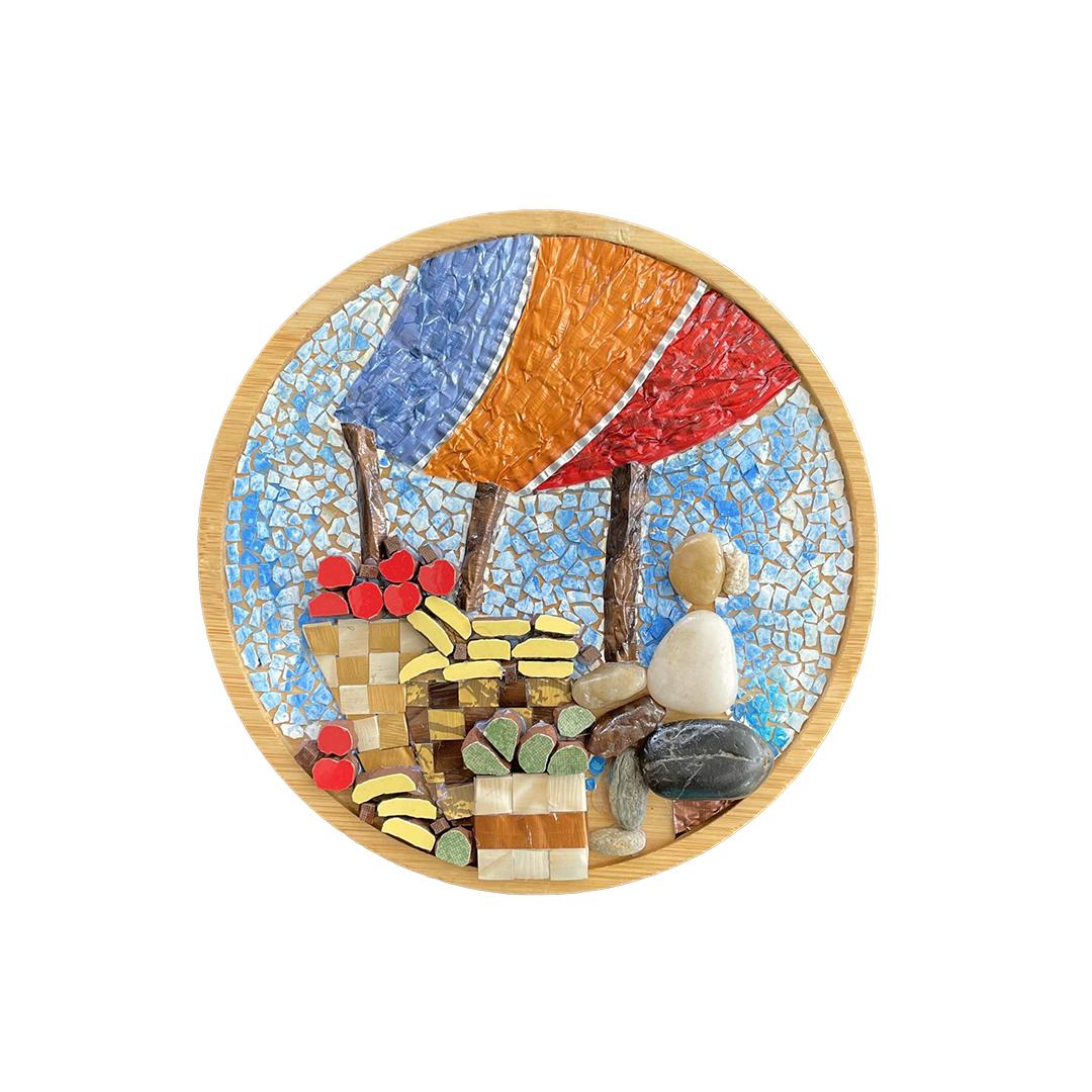 “Woman at Work” Mosaic Artwork