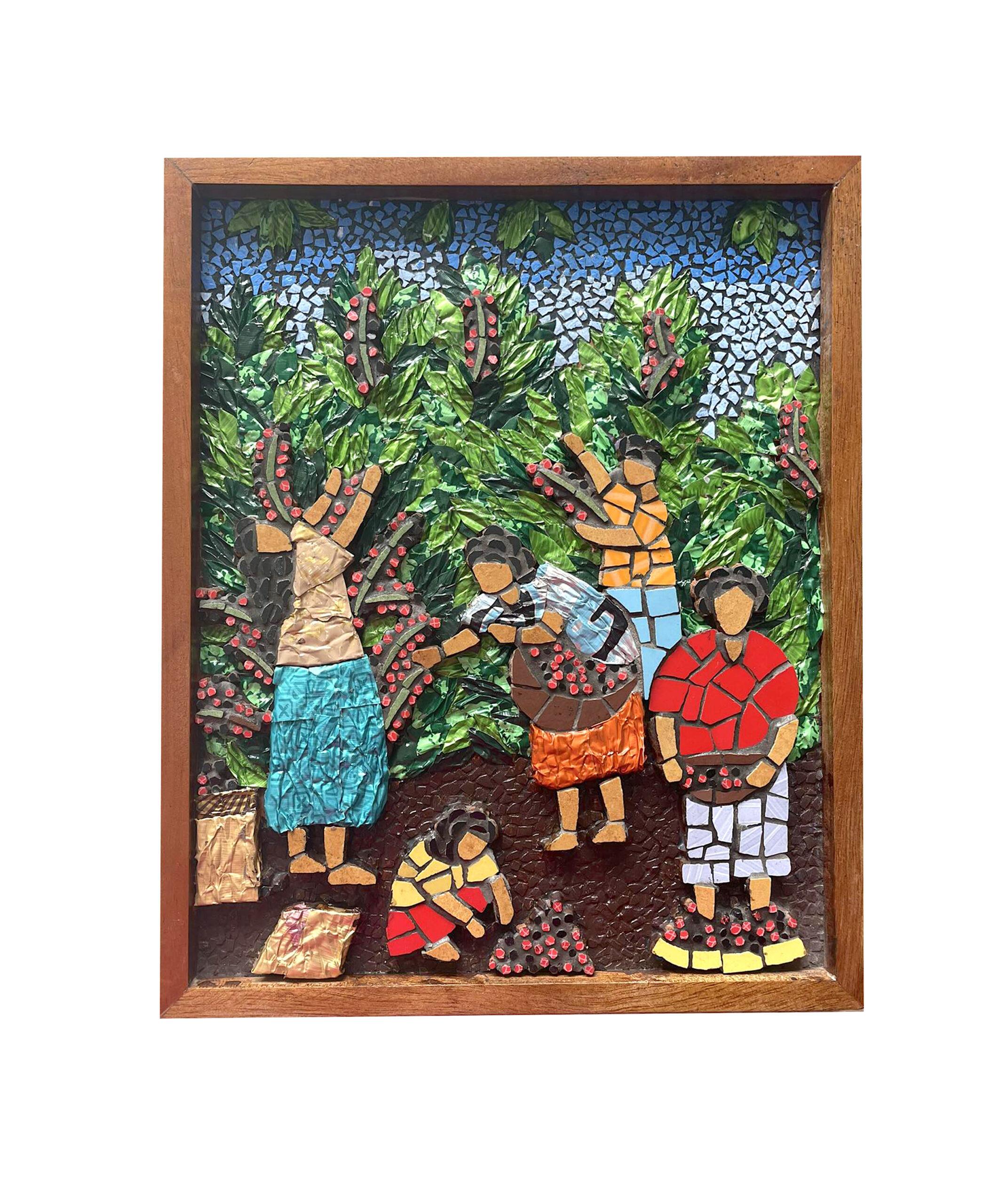 “Coffee Farming” Mosaic Artwork