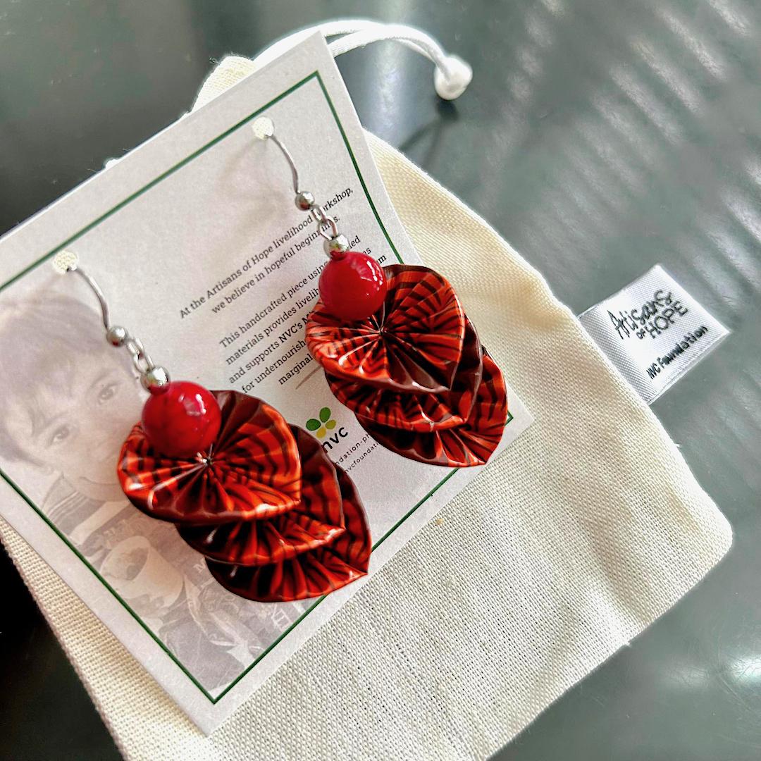 Upcycled Earrings – 90A