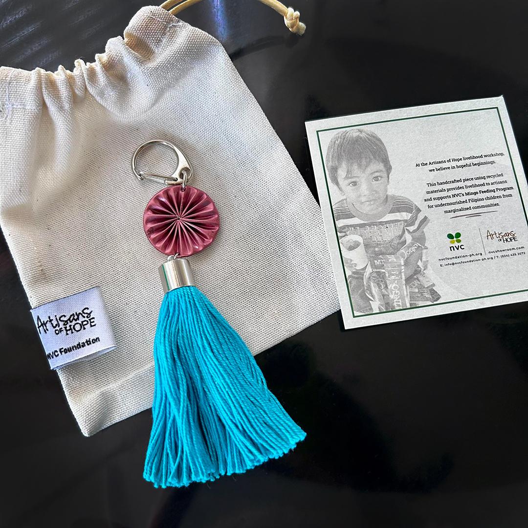 Upcycled Bag Charm – P