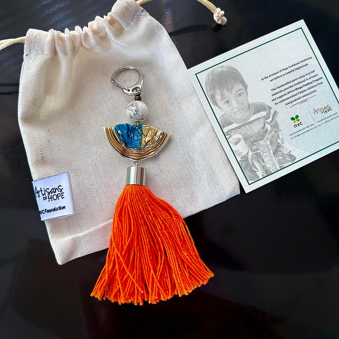 Upcycled Bag Charm – G