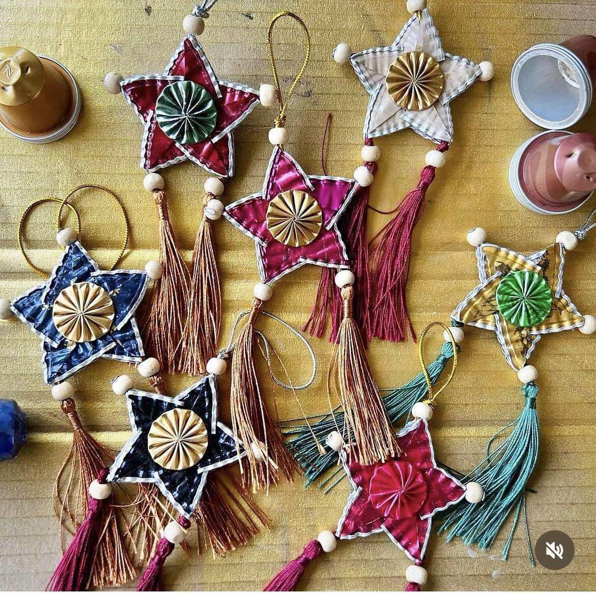Upcycled Star of Hope Ornament – Assorted