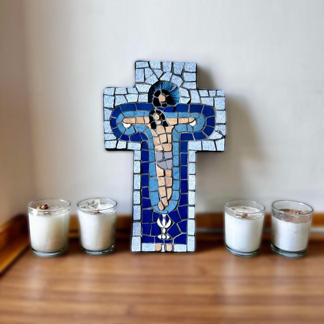 Trinity Mosaic Cross (8 X 12″)