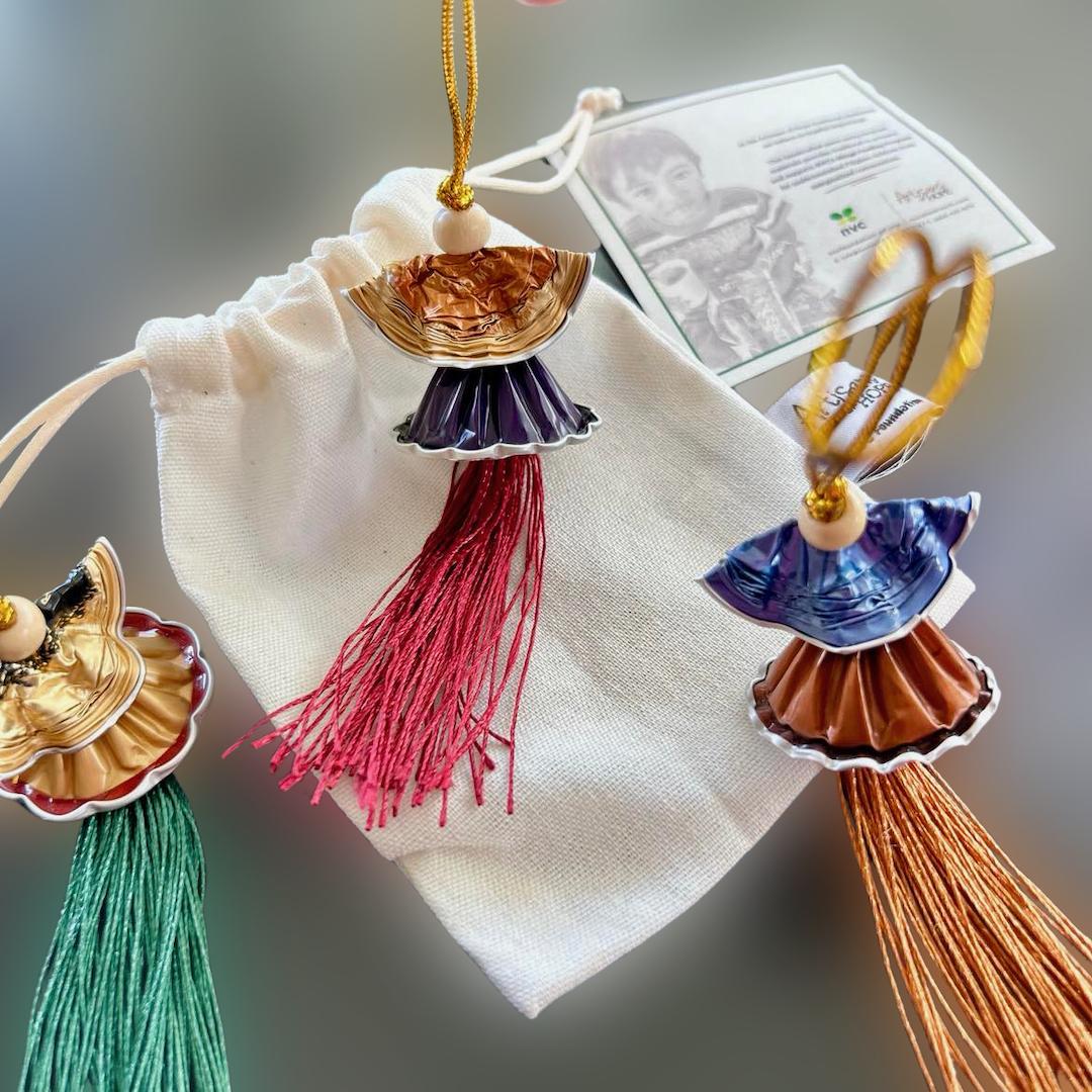 Miniature Upcycled Angel Ornament – Assorted
