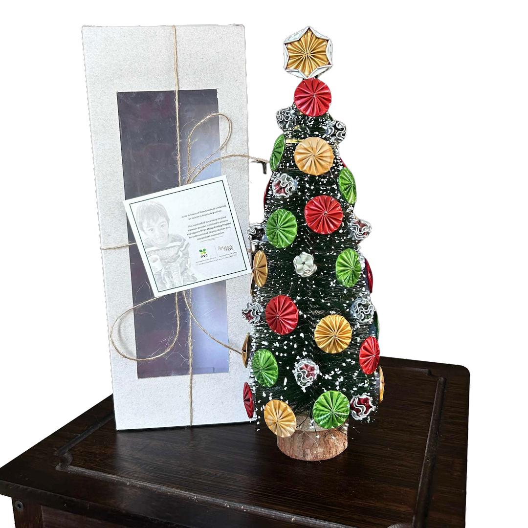 Upcycled Miniature Christmas Tree